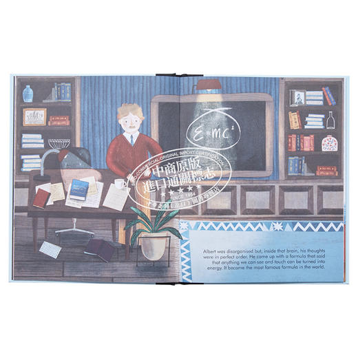 【中商原版】小人物大理想系列 Albert Einstein 爱因斯坦（科学家）英文原版 进口原版 精装 4到7岁 儿童图画书 Maria Isabel 商品图8