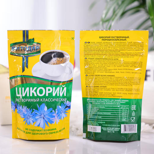 【中欧班列精选】俄罗斯菊苣粉 原装进口米尔卡维塔牌速溶菊苣/山楂粉/蓝莓粉 85g/100g/袋 商品图11