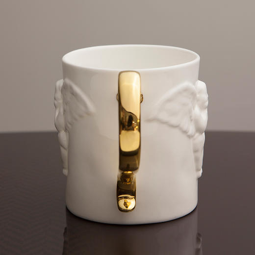 稀奇艺术 天使红茶骨瓷杯 杯子  (金色手柄) 商品图3