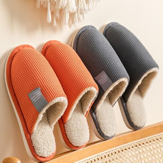 【39.9选2】秋冬情侣居家防滑拖鞋  偏小一码 商品图1