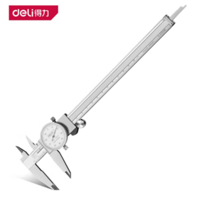 得力带表卡尺专业0.01mm