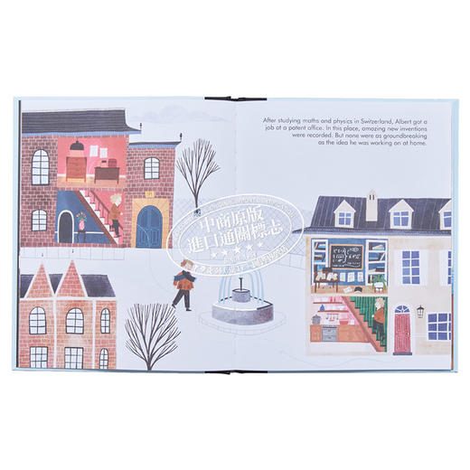 【中商原版】小人物大理想系列 Albert Einstein 爱因斯坦（科学家）英文原版 进口原版 精装 4到7岁 儿童图画书 Maria Isabel 商品图7