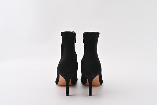 芭芭拉简约细高跟绒面靴 商品图1