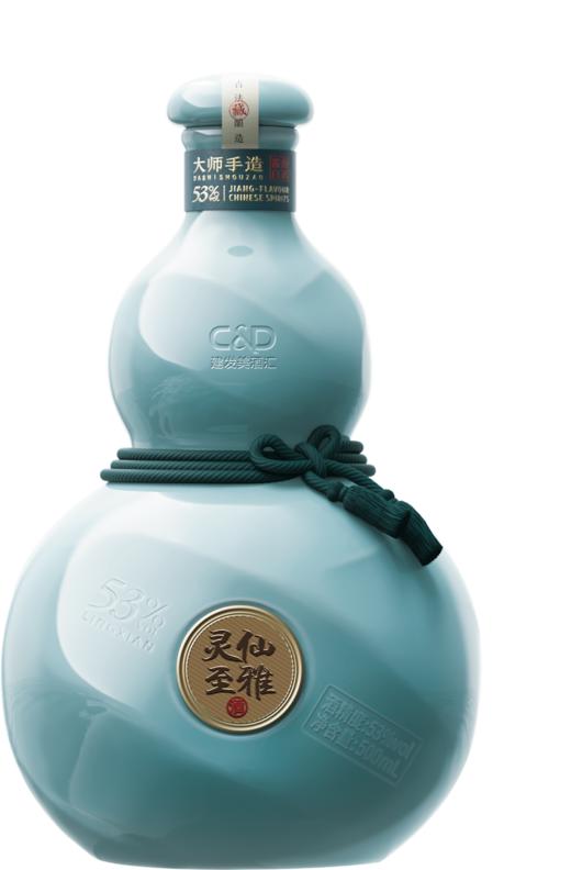 【建发美酒汇】53°灵仙至雅酱香白酒500ml*1瓶 商品图0