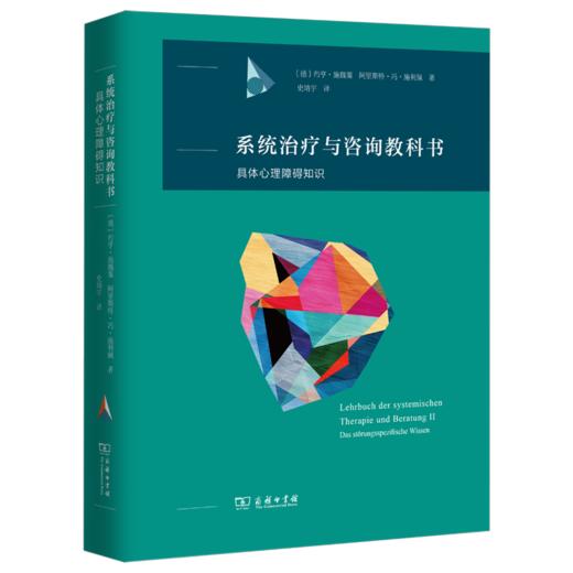 系统治疗与咨询教科书：具体心理障碍知识 [德]约亨·施魏策 [德]阿里斯特·冯·施利佩 著 史靖宇 译 商务印书馆 商品图0