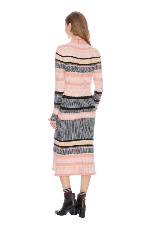 LNNNS 拼色针织连衣裙 4873 商品图1