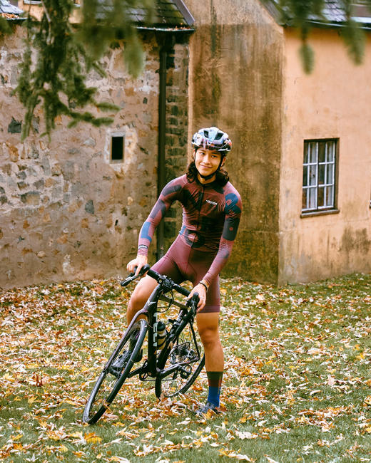 W无限(男)车裤-酒紅棕Bibs 商品图2