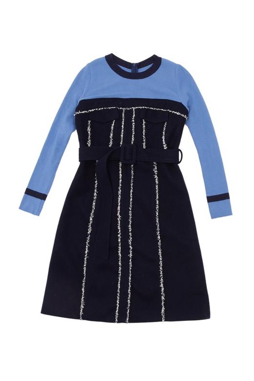 LNNNS 拼色束腰连衣裙 4838 商品图4