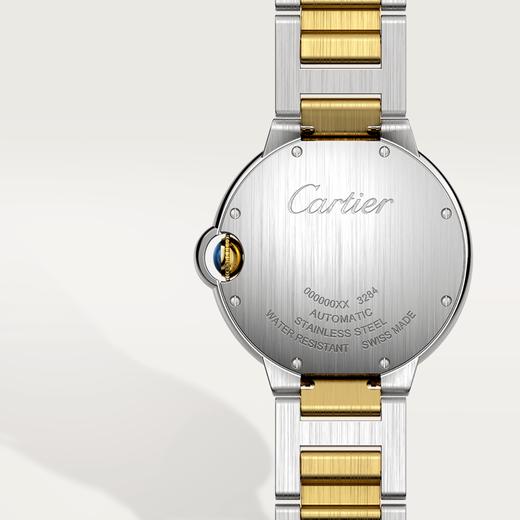 卡地亚 Cartier 蓝气球腕表 36毫米 精钢色 - 18K黄金 自动上链 W2BB0030 商品图2