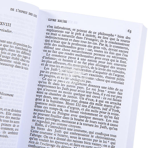 【中商原版】孟德斯鸠 论法的精神下 法文原版政治理论书 De l esprit des lois Montesquieu 商品图3