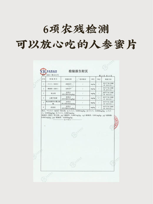 「鲜参蜜片」冷浸工艺 一年仅有一批 每盒30片左右 商品图3