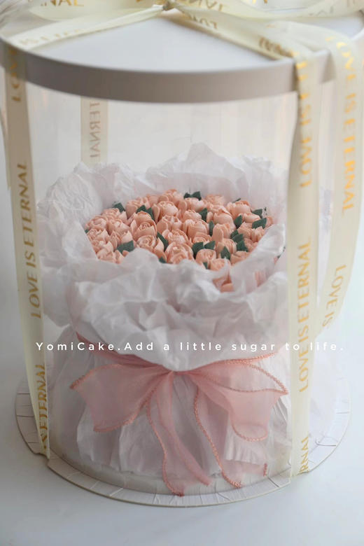 ins风雪梨纸奶油花束蛋糕💐 商品图1