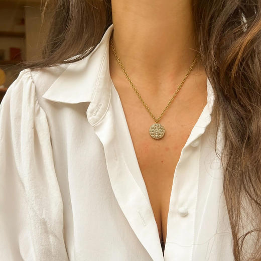 订购6周到｜Gigi Paris-Chanel-金色 花呢 中古纽扣 项链［法国设计师］ 商品图2