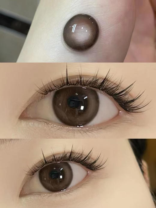 平价年抛丨茶水晶·Pfgirlcon丨14.2mm（年抛/2片装) 商品图5