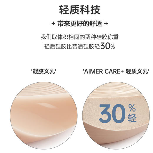 【爱慕】【云柔腋下义乳】乳霜感腋下延长温控义乳 轻质科技 冬暖夏凉 商品图1