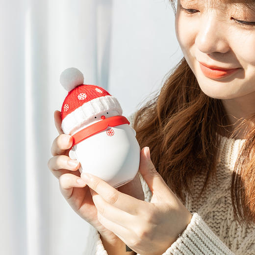 雪人暖手宝充电宝两用移动电源6000mAh 商品图6