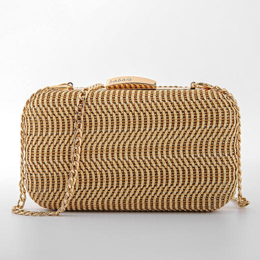 芭芭拉高级斜挎单肩手提编织包 商品图4