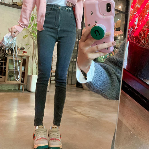 【179元任选2件】最后一波现货！加绒紧身牛仔裤 商品图2
