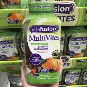 Vitafusion MultiVites成人型多种维生素软糖 260粒！.，美国代购，无中文标签，介意慎拍  W