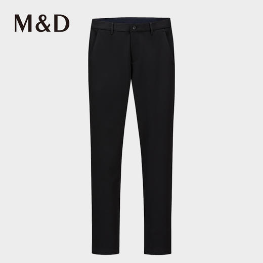 M&D/名盾秋冬新品商务男士纯色职业直筒裤休闲修身锥形长裤男 商品图0
