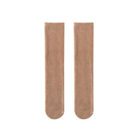 无跟全毛圈袜 | 本白色/棕色 男女均码 居家外出秋冬暖和彩棉袜子 小亘【贴身衣物一经售出非质量问题不退不换】