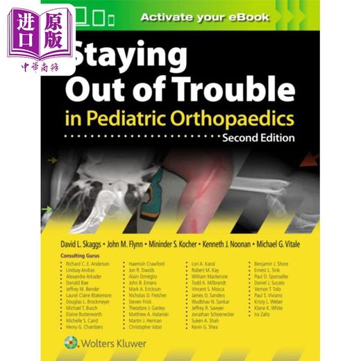 【中商原版】远离小儿骨科的麻烦 第2版 英文原版 Staying Out of Trouble in Pediatric Orthopaedics John M Flynn 商品图0