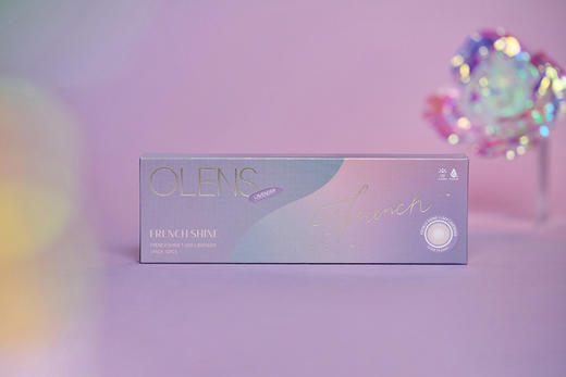Olens日抛·里昂棕&巴黎灰&波尔多紫·French Shine系列 14.2mm着色待测 10片装日抛 商品图10