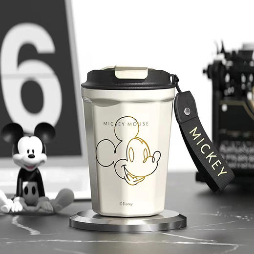 GERM格沵迪士尼保温杯米奇菱形咖啡杯新款杯子男女生高颜值随行水杯 商品图0