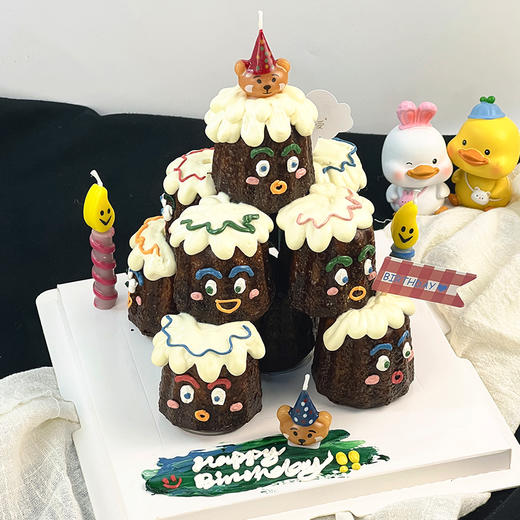 烤爱·生日蛋糕·【可露丽系列】低糖可露丽叠叠乐·天使的铜铃·聚会生日 节日场合 通用经典款 【仅限深圳同城配送】 商品图3