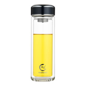 希诺  抗菌玻璃杯 双层隔热 360ML  XN-1912