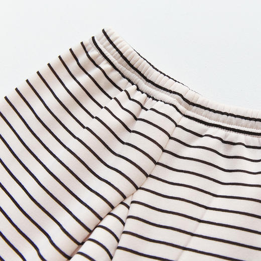 秋冬新款男女童裤子加绒裤保暖中大童加厚秋冬裤子条纹保暖裤 商品图4