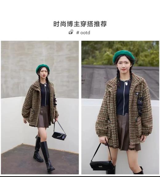 太平鸟羊羔毛外套 商品图0