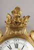 独角鹿西洋古董1880年代法国出品路易十五风格铜鎏金挂钟 商品缩略图2
