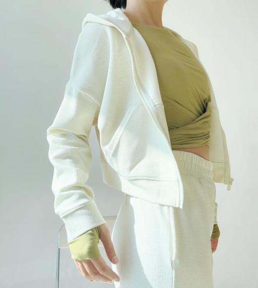 AddOne+1休闲运动米白色帽衫 商品图1