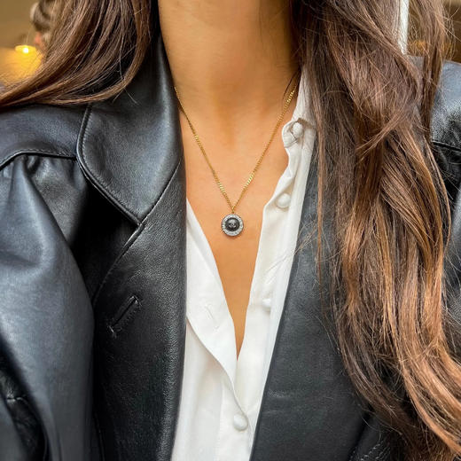 订购6周到｜Gigi Paris-Chanel-花冠 中古纽扣 项链［法国设计师］ 商品图1