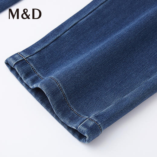 【菁英同款】名盾牛仔裤秋冬保暖弹力棉质修身百搭潮流男裤36499 商品图3