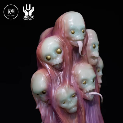 现货 Unbox 九头女巫 粉色夜光版 John Kenn 搪胶 商品图0