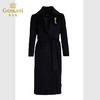 【羊驼毛】乔万尼羊毛大衣女秋冬新款气质中长款高级感黑色EF4A218 商品缩略图3