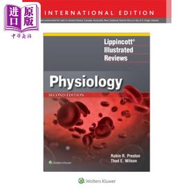 【中商原版】Lippincottr图解 生理学 第2版 英文原版Lippincott Illustrated Reviews Physiology International Edition