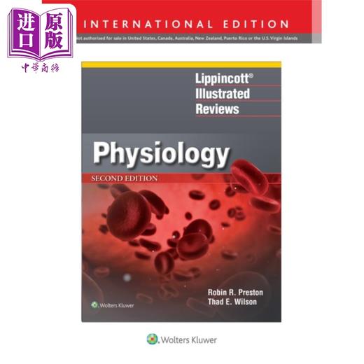 【中商原版】Lippincottr图解 生理学 第2版 英文原版Lippincott Illustrated Reviews Physiology International Edition 商品图0