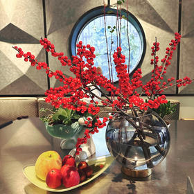 菜头商城 聊寄一枝春，云南懒人插花之〔冬青〕A级 一束3-5枝装