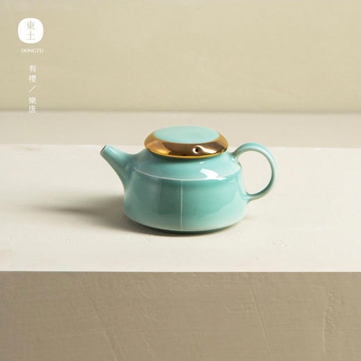 东土青瓷乐唐茶具套装限量款文创泡茶一壶两杯轻奢礼盒装 商品图2