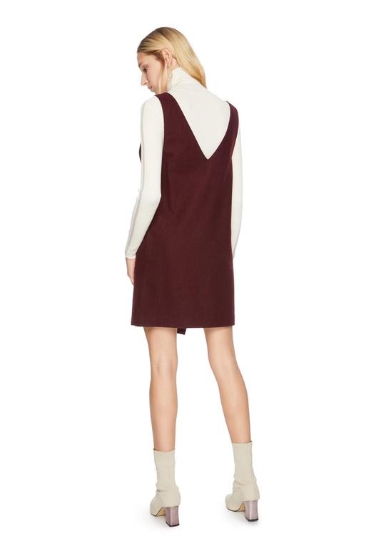 LILY 不对称条纹背带裙 5040 商品图1