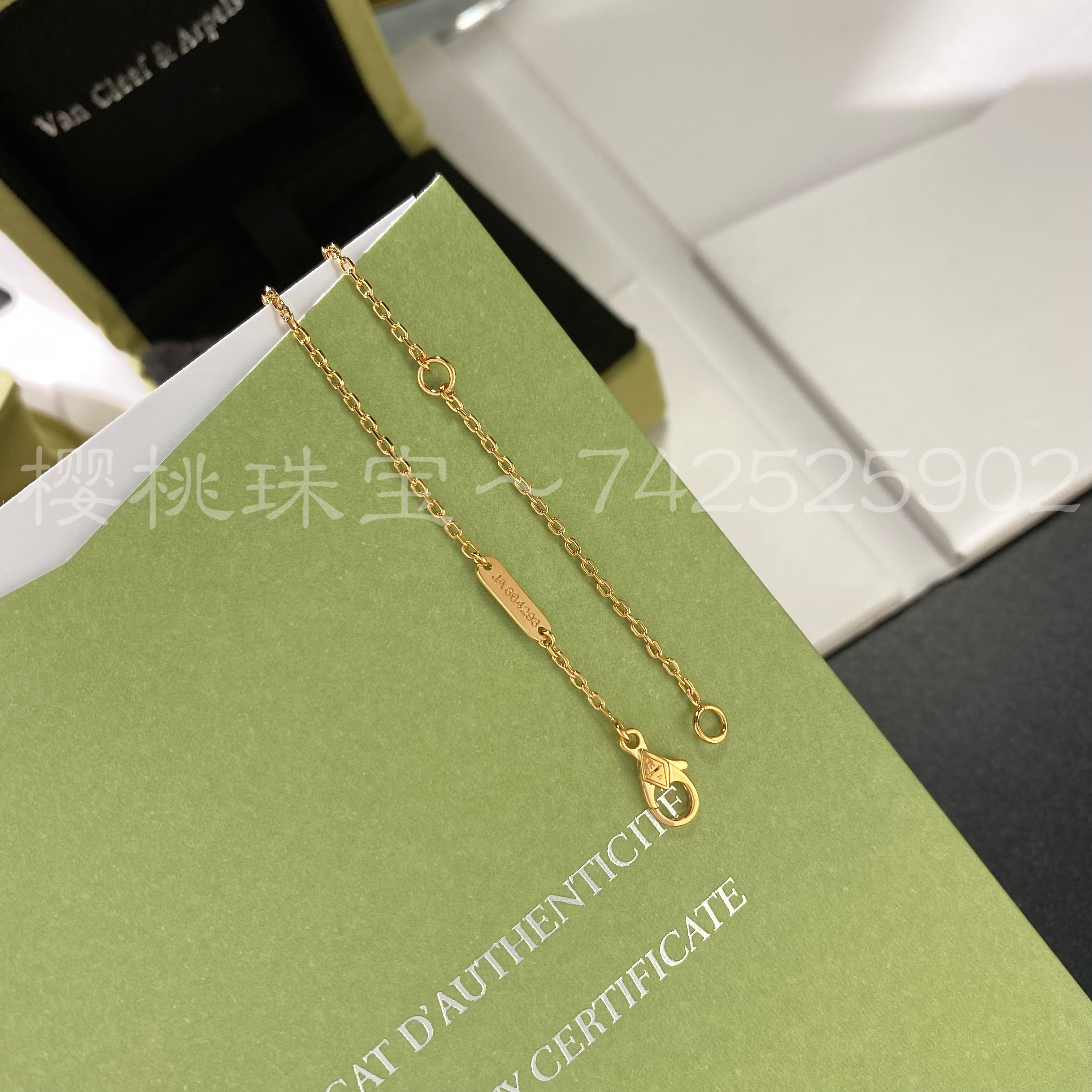 编码vcx43225,新配色三叶草项链
