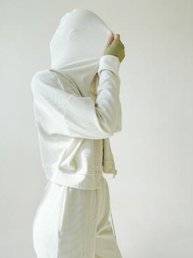 AddOne+1休闲运动米白色帽衫