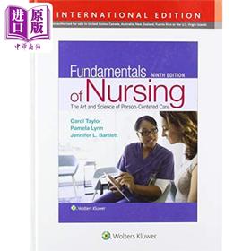 【中商原版】护理学基础 第9版 英文原版 Fundamentals of Nursing International Edition Carol R Taylor