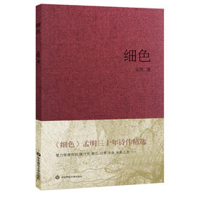 细色 孟明三十年诗作精选 长短歌行诗歌集 布面精装书籍 保罗 策兰诗选译者