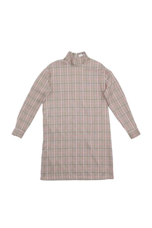 SUMMER & SAGE 格纹高领连衣裙 5068 商品图4