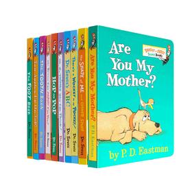 【中商原版】苏斯博士 低龄10册纸板书 廖彩杏推荐书单 英文原版 Dr.Seuss's ABC 苏斯博士的ABC 英文启蒙纸板书 儿童绘本故事