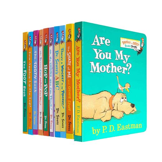 【中商原版】苏斯博士 低龄10册纸板书 廖彩杏推荐书单 英文原版 Dr.Seuss's ABC 苏斯博士的ABC 英文启蒙纸板书 儿童绘本故事 商品图0